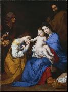 Jose de Ribera Mystische Hochzeit der Hl. Katharina von Alexandrien, Desposorios misticos de Santa Catalina de Alejandria. Sweden oil painting artist